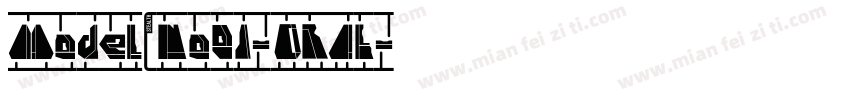Model No01-ORAL字体转换
